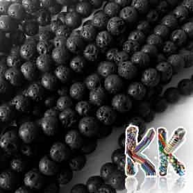 Lava beads - balls - ∅ 8 mm