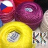 Czech embroidery cotton yarn Perlovka wound into a ball weighing 10 g and a coil length of about 85 m.
THE PRICE IS FOR 1 CLUB - COIL 85 m.