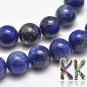 Tumbled round beads made of mineral lapis lazuli with a diameter of 8-9 mm and a hole for a thread with a diameter of 1 mm. These are absolutely natural beads without any further treatment. The manufacturer declares the quality A to the beads due to their color.
Country of origin: Afghanistan
THE PRICE IS FOR 1 PCS.