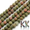 Confused unakite beads - ball - ∅ 8 mm