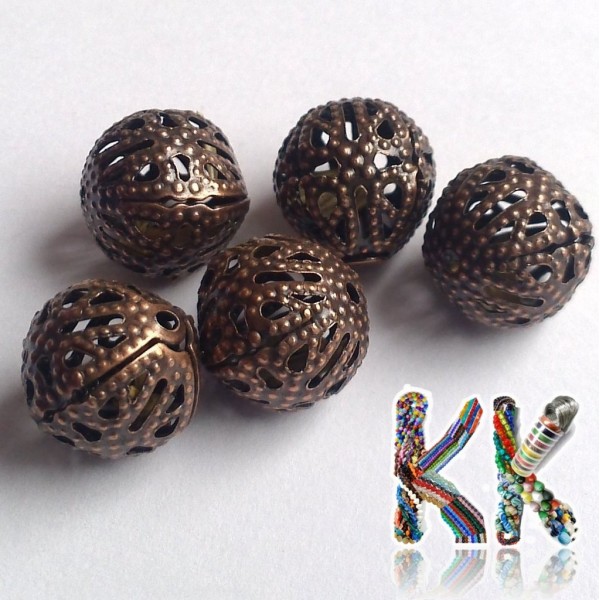 Filigree bead - ball -∅ 12 mm