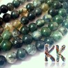 Tumbled round beads made of absolutely natural moss agate with a diameter of 8-9 mm and a hole for a thread with a diameter of 1 mm. The beads are absolutely natural without any dye.
Country of origin: India
THE PRICE IS FOR 1 PCS.