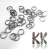 Jump rings made of stainless (surgical) steel with a diameter of 8 mm and a metal thickness of 1 mm. The rings are made of stainless steel type 201.
THE PRICE IS FOR 1 g (approx. 8 pieces of rings)-size min.5 g