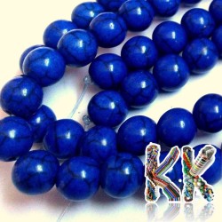 Synthetic tyrkenite beads - ∅ 8 mm - colored balls