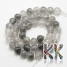Tumbled round beads made of cloudy quartz mineral with a diameter of 8 mm with a hole for a thread with a diameter of 1 mm. The beads are completely natural without any dye.
Country of origin: Brazil
THE PRICE IS FOR 1 PCS.