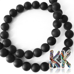 Natural matte onyx - ∅ 8 mm - ball - quality