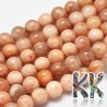 Tumbled round beads made of a natural mineral called sunstone with a diameter of 8 mm and a hole for a thread with a diameter of 0.8 mm. The beads are completely natural without any dye.
Country of origin: Madagascar
THE PRICE IS FOR 1 PCS.