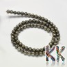 Pyrite beads - ball - ∅ 8 mm