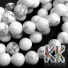 Tumbled round beads made of natural mineral howlite with a diameter of 6-7 mm with a hole for a thread with a diameter of 0.8 mm. The beads are absolutely natural without any dye.
Country of origin: Turkey
THE PRICE IS FOR 1 PCS.