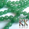 Tumbled round beads made of natural green aventurine with a diameter of 4-5 mm and a hole for a thread with a diameter of 0.8 mm. The beads are absolutely natural without any dye.
Country of origin: Brazil
THE PRICE IS FOR 1 PCS.