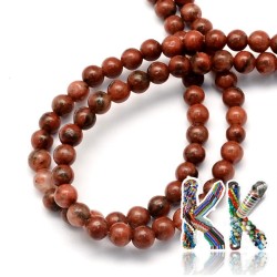 Přírodní sezamový jaspis - ∅ 4,5 mm - kulička