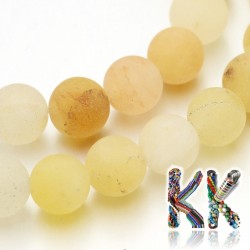 Přírodní zmatnělý žlutý avanturín - ∅ 8 mm - kulička