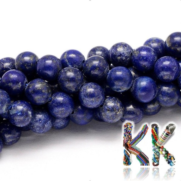 Přírodní lapis lazuli - ∅ 4 mm - kulička