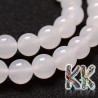 Tumbled round beads made of natural milky light gray agate with a diameter of 8 mm and a hole for a thread with a diameter of 1 mm. The beads are absolutely natural without any dye.
THE PRICE IS FOR 1 PCS.