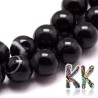 Striped agate - colored ball - ∅ 8 mm