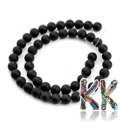 Přírodní zmatnělý onyx - ∅ 10 mm - kulička