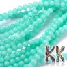 Tumbled round beads made of natural dyed mineral jade imitating amazonite with a diameter of 6 mm with a hole for a thread with a diameter of 0.8 mm. The beads are absolutely natural and have been surface-dyed.
Country of origin: China
THE PRICE IS FOR 1 PCS.