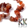 Tumbled beads in the shape of small fragments made of natural carnelian with dimensions of 5-8 mm and with a hole for a thread with a diameter of 0.3 mm. The beads are absolutely natural without any dye.
1 g contains about 5-6 pieces (which represents about 1.5 cm when stringing fragments on a string).
THE PRICE IS FOR 1 g.