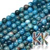 Tumbled round beads made of natural mineral apatite with a diameter of 6-7 mm with a hole for a thread with a diameter of 1 mm. The beads are completely natural without any dye.
Country of origin: Brazil
THE PRICE IS FOR 1 PCS.
