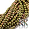 Tumbled round beads made of unakite mineral with a diameter of 6-6.5 mm and a hole for a thread with a diameter of 1 mm. The beads are absolutely natural without any dye.
Country of origin: Africa (not specified by the manufacturer)
THE PRICE IS FOR 1 PCS.