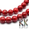 Natural howlite - ∅ 8 mm - colored balls