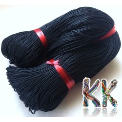 Waxed cotton cord - ∅ 1.5 mm - 1 m each