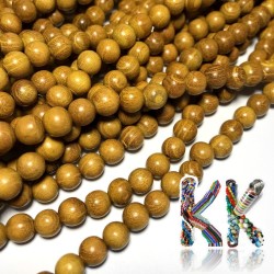 Sandalwood beads - ∅ 8 mm - ball