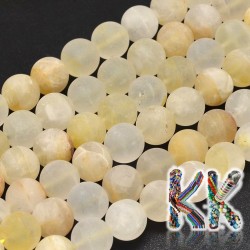 Natural opaque citrine - ∅ 8 mm - ball