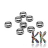 Stainless steel separating bead - ring - ∅ 8 x 2.5 mm