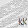 Skleněné voskované perly barvené speciálními ekologickými barvami ve tvaru kuliček o průměru 8 mm s dírkami pro průvlek o průměru 0,7-1,1 mm. Korálky svým leskem imitují přírodní perly. Korálky jsou prodávány po celých šňůrách. Na jedné šňůře je cca (50 až 55 kusů korálků).

UVEDENÁ CENA JE ZA 1 ŠŇŮRU / CCA 52 KS
