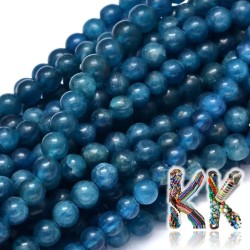 Natural apatite - ∅ 4 mm - beads - quality