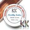 Copper wire - thickness 0.3 mm - length 20 m