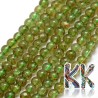 Tumbled round beads made of natural mineral green apatite with a diameter of 4 mm with a hole for a thread with a diameter of 1 mm. The beads are completely natural without any dye.
Country of origin: Brazil
THE PRICE IS FOR 1 PCS.