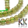 Natural green apatite - ∅ 4 mm - beads