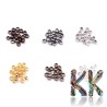 Iron crimp beads round - ∅ 2 mm - approx. 1680 pcs