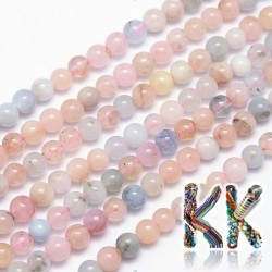 Natural morganite - ∅ 4 mm - beads