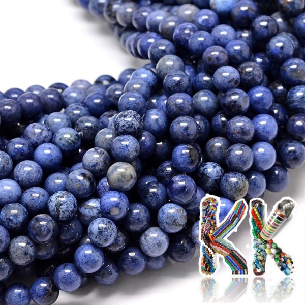 Natural sodalite - ∅ 8 mm - ball - quality AA