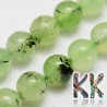 Tumbled round beads made of natural mineral prehnite with a diameter of 6 mm with a hole for a thread with a diameter of 1 mm. The beads are completely natural without any dye.
Country of origin: Brazil
THE PRICE IS FOR 1 PCS.