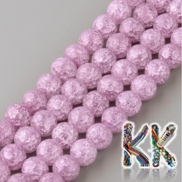 Synthetic crystal - ∅ 8 mm - one-color balls