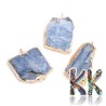 Natural kyanite - 40-75 x 10-35 x 3-6 mm - pendant slice