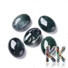 Mineral cabochon - moss agate - 14 x 10 x 5 mm - oval