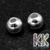 Oddělovací korálek ze sterlingového stříbra (925 Ag) - kulička - Ø 2 mm