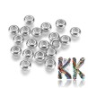 304 stainless steel crimp beads - ∅ 7 x 3.5 mm