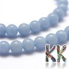 Natural angelite - ∅ 6 mm - beads