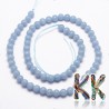 Natural angelite - ∅ 6 mm - beads