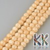 Synthetic cracked crystal - ∅ 6 mm - one-color beads