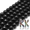 Tumbled and faceted round beads made of onyx mineral (black agate) with a diameter of 8 mm and a hole for a thread with a diameter of 1 mm. The beads are completely natural without any dye, and the manufacturer also guarantees quality A, which guarantees better processing and less occurrence of defects on the beads.
Country of origin: Brazil
THE PRICE IS FOR 1 PCS.
