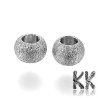 Stainless steel beads with a shimmering surface, called so-called stardust, with a diameter of 4 mm and a hole for a thread with a diameter of 2 mm. The beads are not hollow and the edges of the hole for the thread are finely ground. The beads are made of stainless steel type 201.
THE PRICE IS FOR 1 PCS.