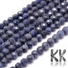 Tumbledand faceted round beads made of natural mineral sapphire with a diameter of 3 mm with a hole for a thread with a diameter of 0.5-0.6 mm. The beads are completely natural without any dye.
Country of origin: South Africa
THE PRICE IS FOR 1 PCS.