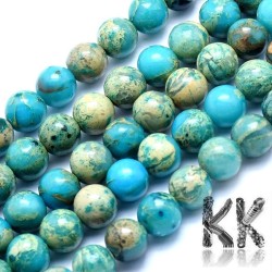 Natural regalite / variscite - Ø 8 mm - colored balls